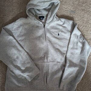 Ralph Lauren Polo Boys Hoodie XL 18-20 Grey